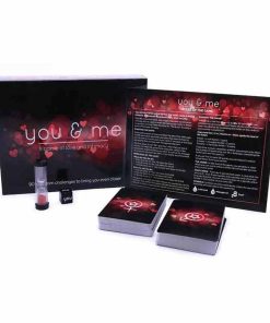 You And Me The Lovers Game With Two Decks Of Cards And Dice With A Sand Timer