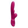 Vibe Kura Thrusting G-Spot Vibrator And Pulse Wave Stimulator in pink.