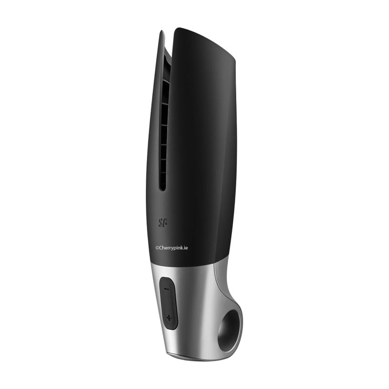 The Satisfyer Power Masturbator With Vibrations Side Look