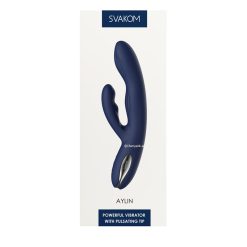 The Svakom Aylin Rechargeable Rabbit Vibrator in its White Display Box