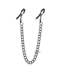 Bound Nipple Clamps DC2 Gunmetal on a white background.