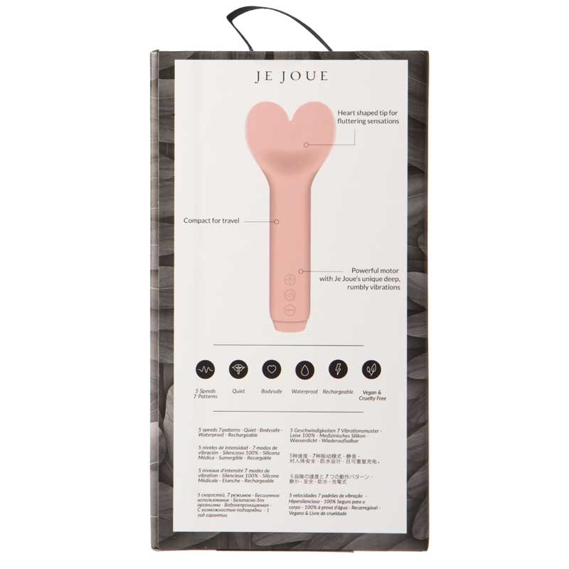 The back of the display box from the Je Joue Amour Bullet Vibrator