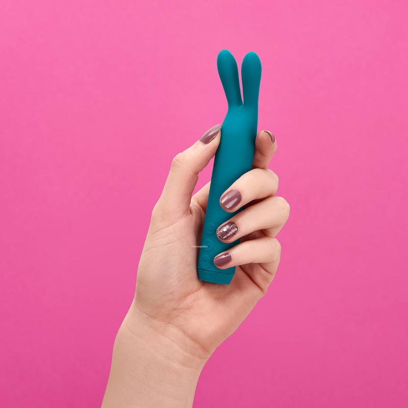 The Powerful Waterproof Rabbit Bullet Vibrator in women's a Hand