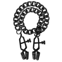 The Guilty Pleasure Alabama Crossover Clamps With Black Chain On a White Background