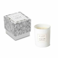 Je Joue Luxury Massage Candles and outer box.