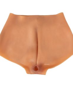 The back of the fake vagina pants with realistic butt crack