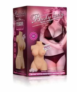 Busty Lady Half-Body Sex Doll in Its Display Box