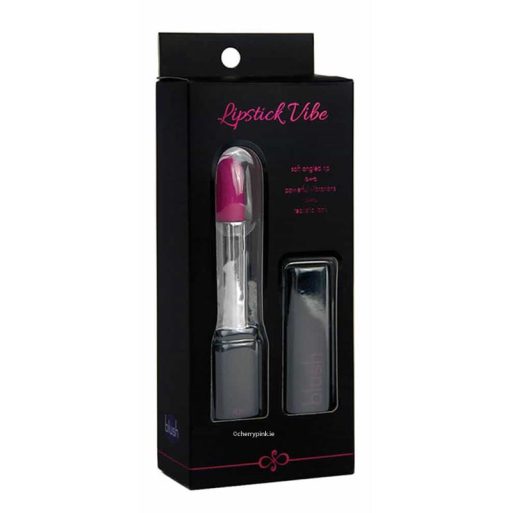 The display box from the lipstick vibrator