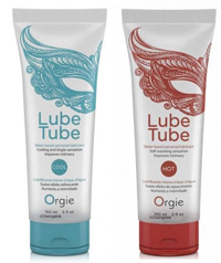 Enhancing Pleasure With Temperature Play tubes of Orgie Hot and Cool Lubricant