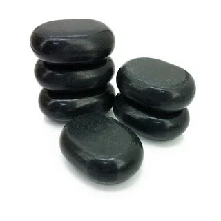 Enhancing Pleasure With Temperature Play six Black Massage Stones