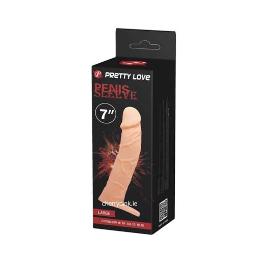 Pretty Love Penis Sleeve 7 Inches Outer Box