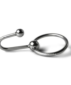 Steel Sperm Stopper With Frenulum Stimulator Showing the side view.