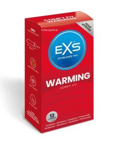 EXS Warming Condoms 12-Pack in a Display Box