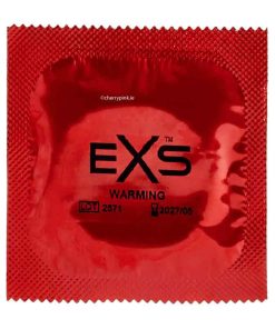 EXS Warming Condoms 12-Pack Single Condom in a Red Packet