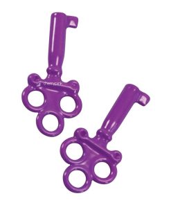 Two Purple Keys for Bondage Handcuffs.