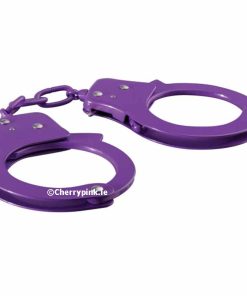 Sex Extra Metal Bondage Handcuff Purple