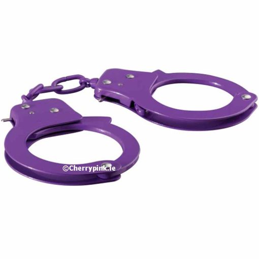 Sex Extra Metal Bondage Handcuff Purple