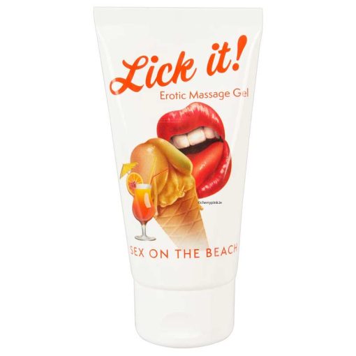 Lick It Erotic Massage Oral Gel Front