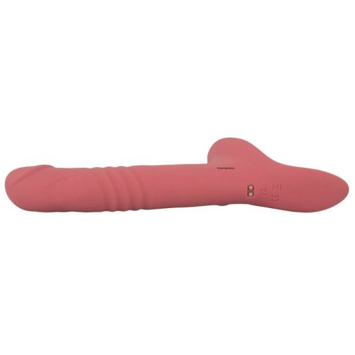 The Dildo Vibrator From The Strap-on Set on Its Side