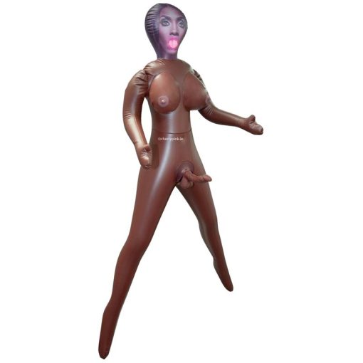 The Transsexual Love Doll With Realistic Dildo Front