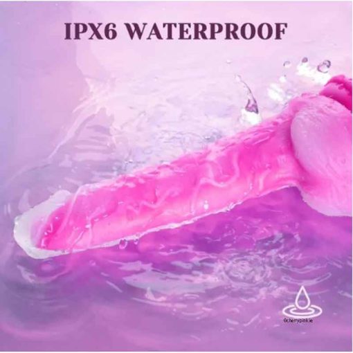 The dildo lying in water