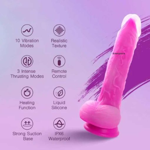The Remote-Controlled Rechargeable Thrusting Vibrator With All Its Information
