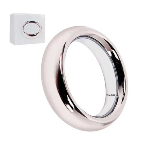 Stainless Steel Silver Waterproof Cock Ring With Its Display Box