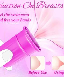 Medical Grade Silicone Nipple Sucker Set With The Suckers Before and After Use